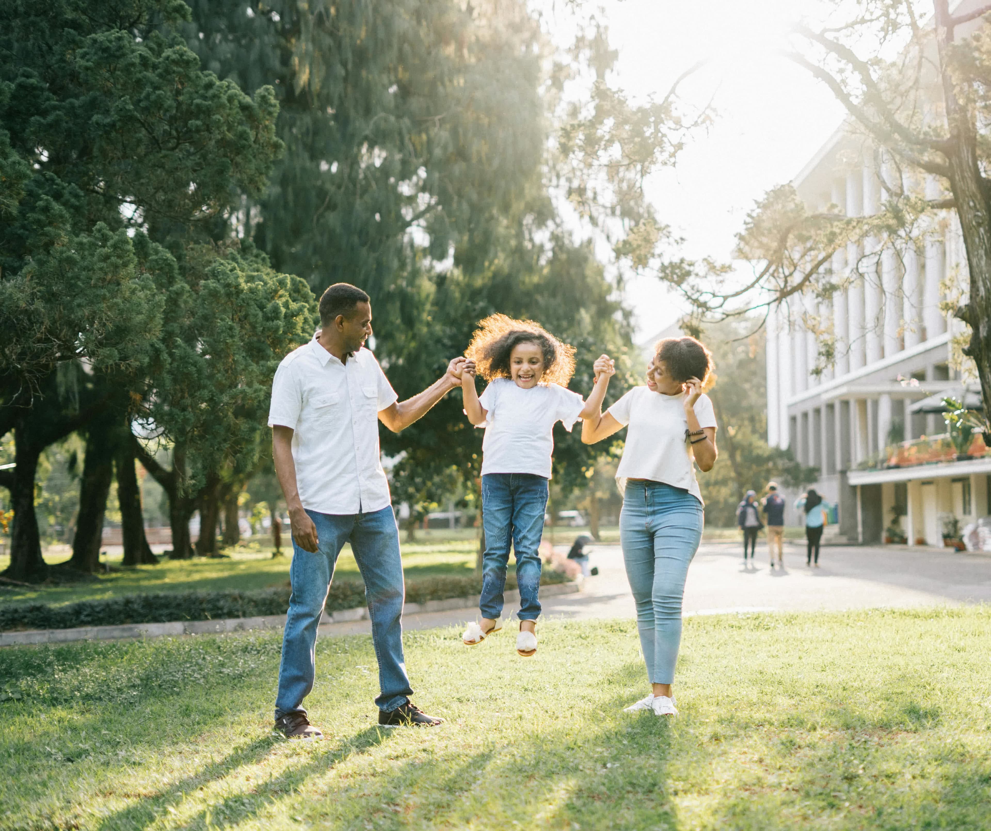 Family using Odyssey platform